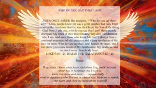 Who Do You Say That I AM ?