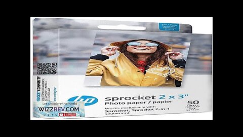 HP Sprocket 2x3" Premium Zink Sticky Back Photo Paper (50 Sheets) Compatible Review