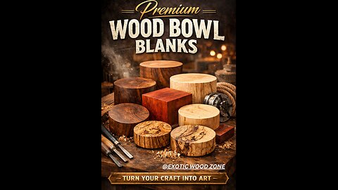 Premium Wood Bowl Blanks | Exotic Hardwood Turning Blocks for Woodturning