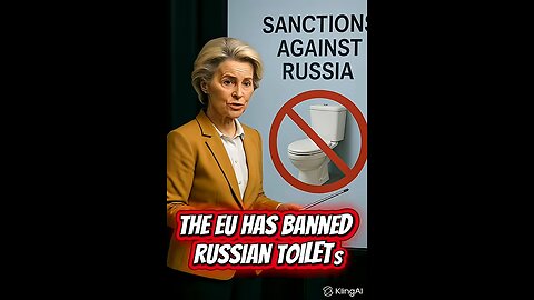 The European Union has banned Russian toilets.