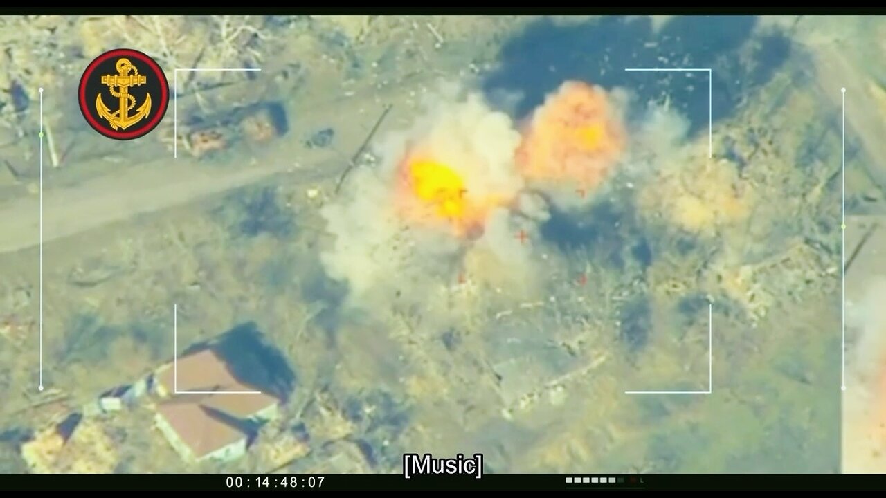 🇷🇺 🏹 🎬 Marines from the 177th Regiment of the Caspian Flotilla are in combat