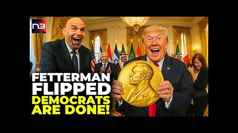 Breaking: Fetterman Just Flipped to Trump – His First Act Was So Based Democrats Are Done