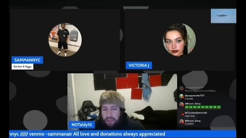 🛑 VICTORIA J RUNS TO SAMMANNYC'S FOR CLOUT & ERIC AF JOINS PANEL 12-5-25