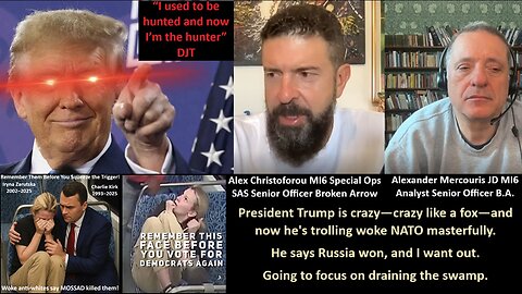 President Trump is crazy—crazy like a fox—and now he's trolling woke NATO masterfully. He says Russia won, and I want out. Going to focus on draining the swamp.