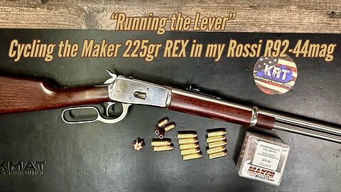 Running the "Lever Action" on a Rossi R92 44mag with Maker 225gr REX Bullets.