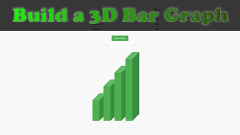 Create Stunning 3D Bar Graphs with HTML5 and JavaScript | Full Tutorial