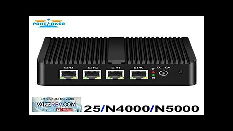 Fanless pfSense Router Celeron J4125 N4000 N5000 Mini PC 4 LAN 2.5G Review