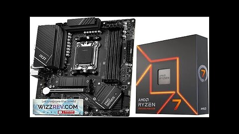 INLAND AMD Ryzen 7 7700X CPU Processor with MSI PRO B650M-A WiFi Review