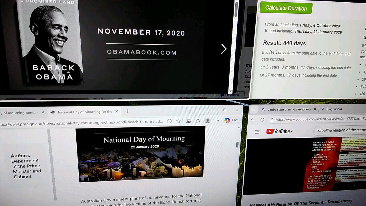 Day 840 Since Oct 7th 2023. Day of Mourning Australia.