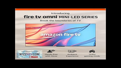 Introducing Amazon Fire TV 65" Omni Mini-LED Series QLED 4K UHD smart Review