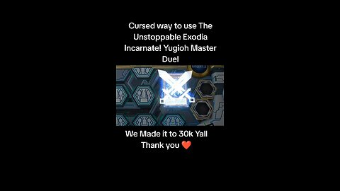 Cursed way to use The Unstoppable Exodia Incarnate! Yugioh Master Duel