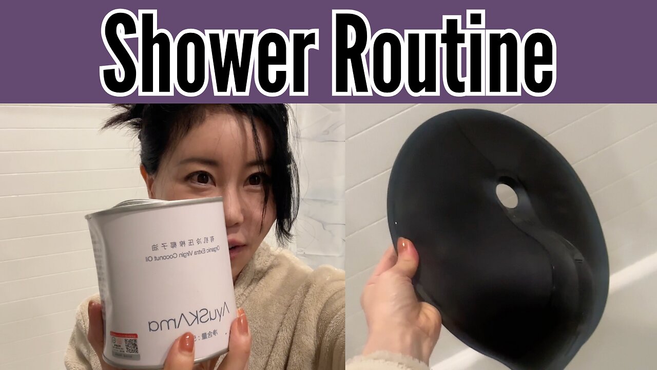 Shower Routine | Coconut oil for body skin