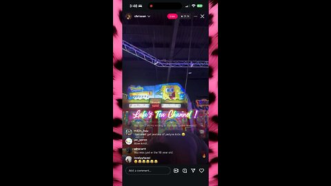 - CHRISEAN ; AT THE ARCADE W| BLUEFACE !