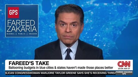 Fareed Zakaria Belatedly Sees The Blindingly Obvious: Democrats' Policies CAUSE Affordability Crisis