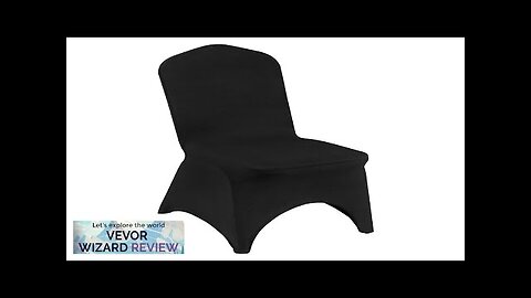 VEVOR Stretch Spandex Folding Chair Covers Universal Fitted Arched Front Cover Removable Review