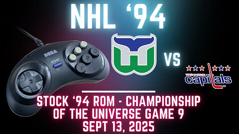 NHL '94 Championship of the Universe Game 9: Whalers at Capitals {Genesis}
