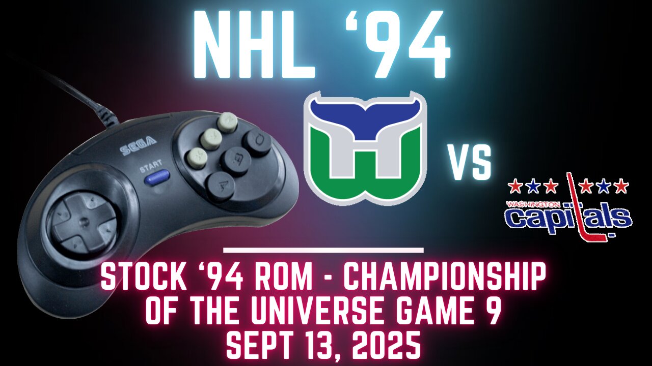 NHL '94 Championship of the Universe Game 9: Whalers at Capitals {Genesis}