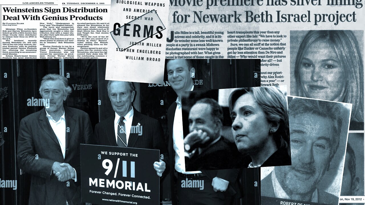 GigaOhm is right - All one gigantic show (mostly) - De Niro Weinstein 911 Clinton Gore autism 1358