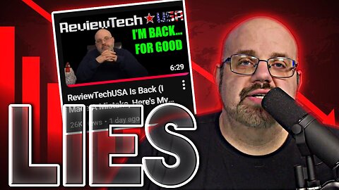 ReviewTechUSA Gets EXPOSED As A Liar and His New Channel @ReviewTechUSARTU Won't Last Long!!!
