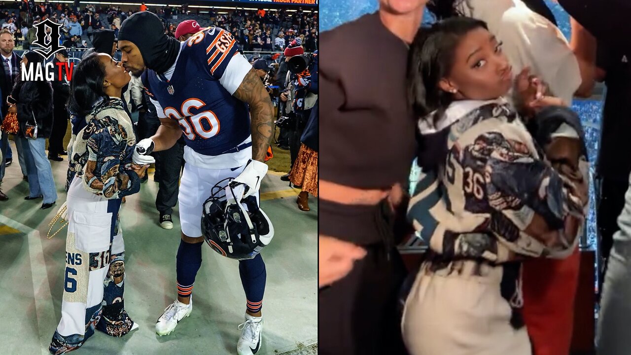 Simone Biles Twerks In Luxury Suite During Husband's Jonathan Owens Bears Game! 💃🏾