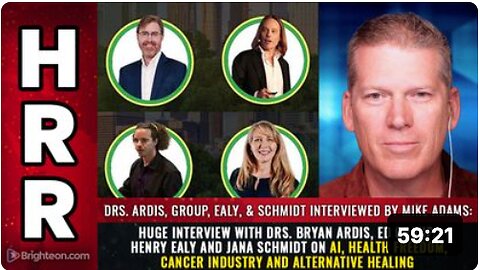 Drs. Bryan Ardis, Ed Group, Henry Ealy and Jana Schmidt on AI, Health Freedom, Cancer Industry