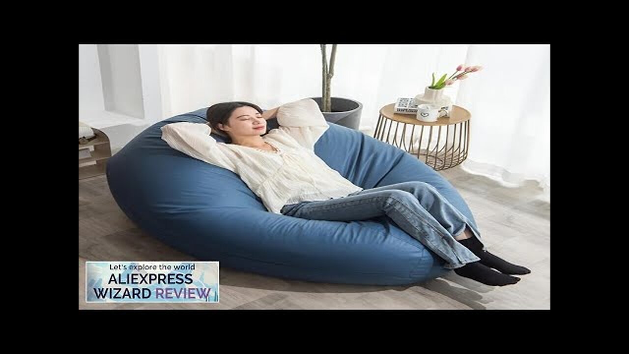 Couch Poof Lazy Sofas Bean Bag Single Bedroom Bean Bag Tatami Sitting Review