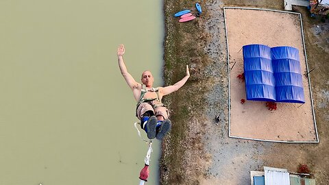 Bungee Jumping In Thailand - Sanook Park - Pattaya XBungy