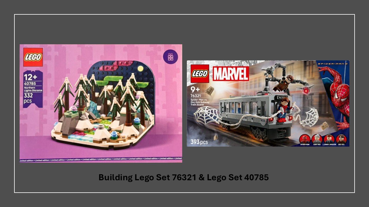 Building Lego 76321 & Lego 40785