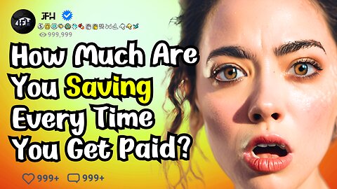 How much are you #saving every time you get paid? #personalfinance