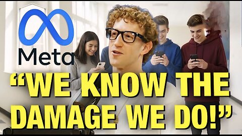 Meta INTENTIONALLY Suppressed Evidence Of Social Media’s Harm!
