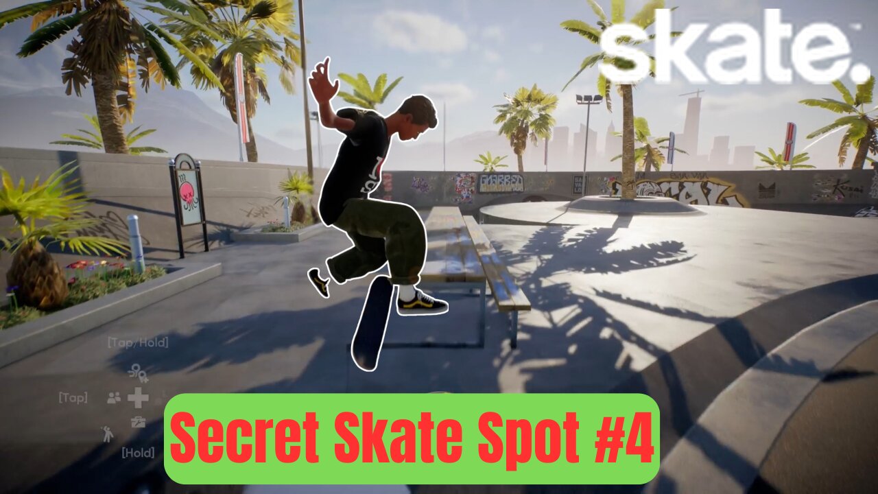 EA Skate. | Secret Skate Spot #4 | Tutorial Island | 4K