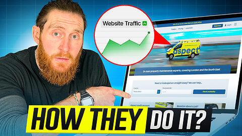 Why is this local service website getting so much traffic?