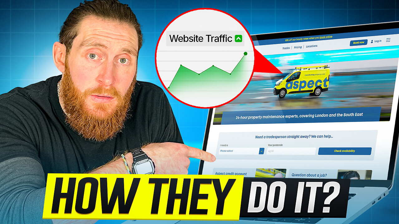 Why is this local service website getting so much traffic?