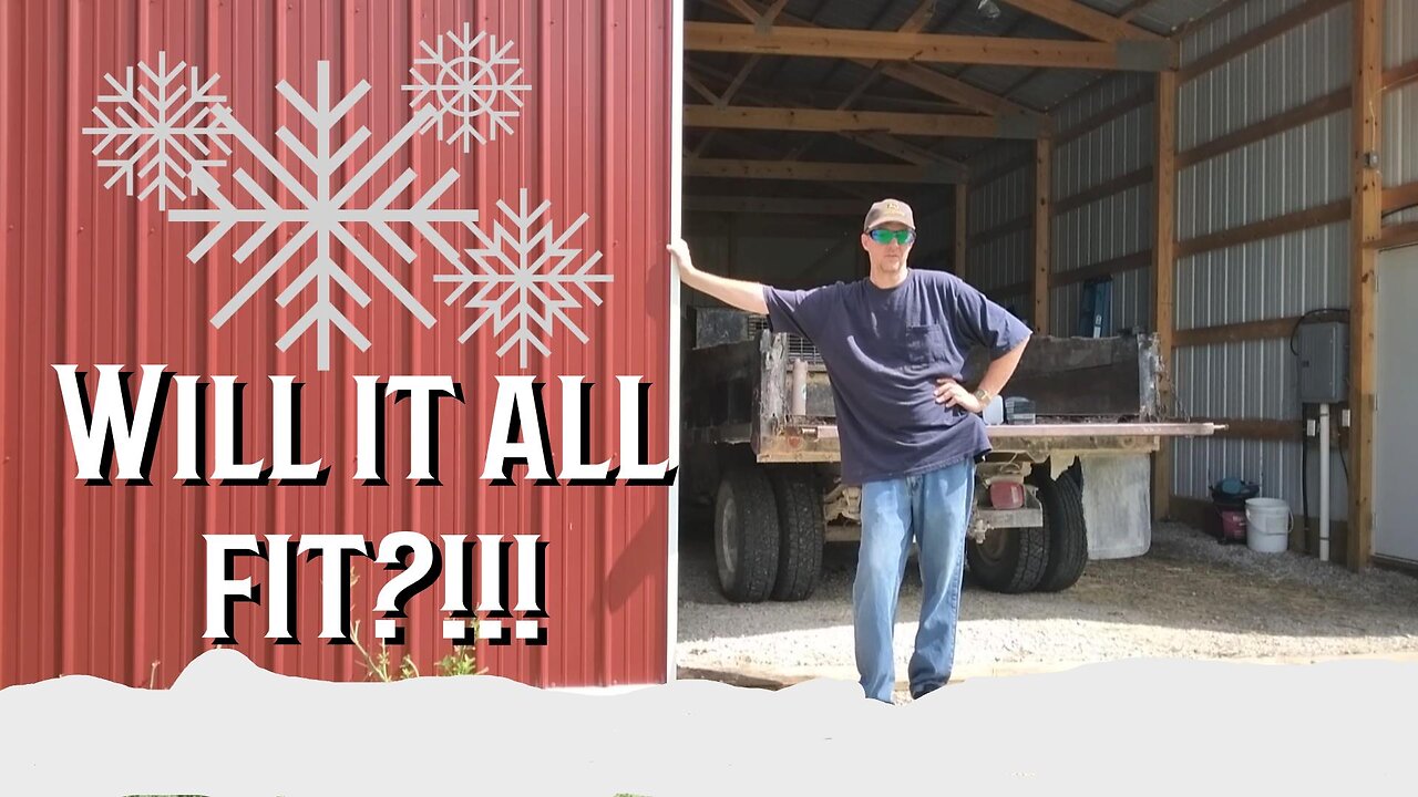 Will it all fit?!!! Packing the shed for winter