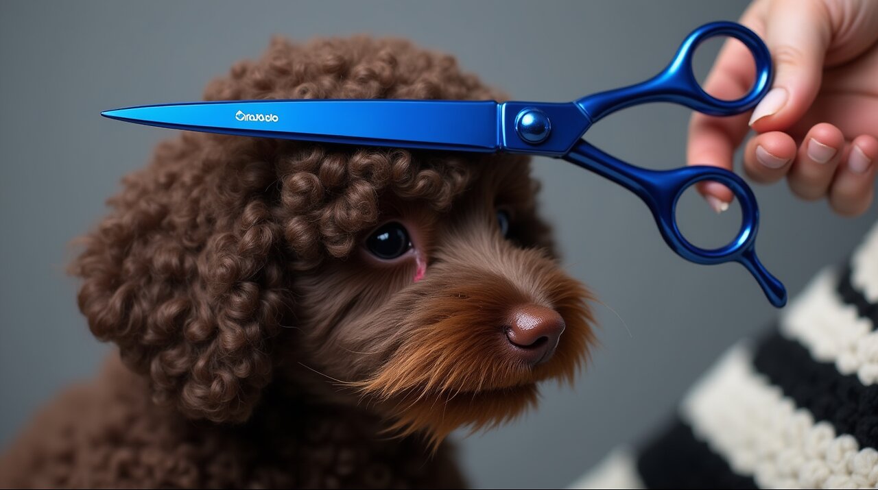 πΆβ What should be done after using dog grooming scissors?