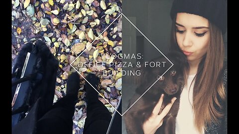 VLOGMAS #1 Office Pizza & Fort Building | Suzie Bolandi