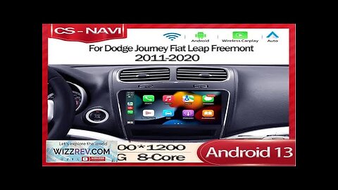 Android 13 For Dodge Journey Fiat Leap Freemont 2011 2020 Car Review