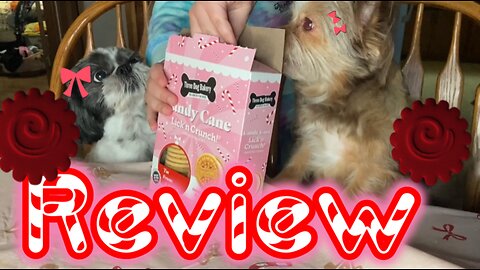 Dogs Review Three Dog Bakery Candy Cane Lick n Crunch Sandwich Cookies