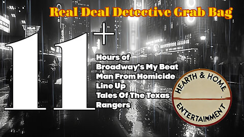 Real Deal Detectives | 11+ Hours of Hardboiled Crime & Noir Radio Shows