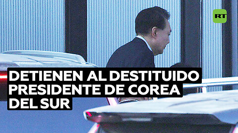 Detienen al destituido presidente de Corea del Sur