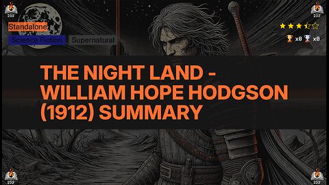 The Night Land - William Hope Hodgson (1912) Summary