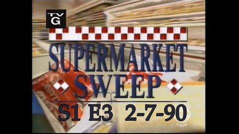 Supermarket Sweep Season 1 Episode 3 1990 Classic Game Show