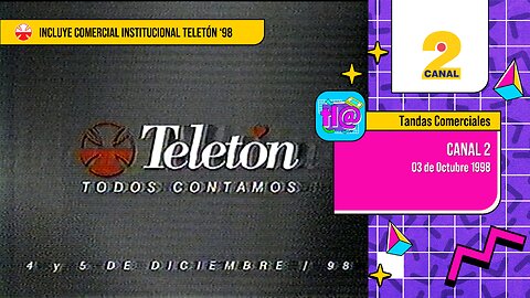 Tandas Comerciales Canal 2 (03 de Octubre 1998)
