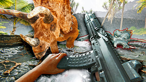 Survive Dinosaur Infested Island...