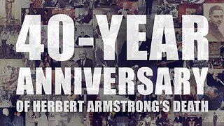 40-Year Anniversary of Herbert Armstrong’s Death - Trumpet Daily | Jan. 16, 2026