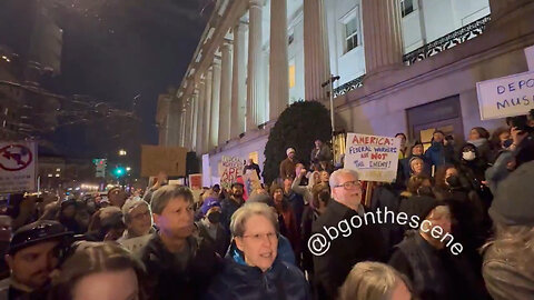 Anti-Elon Musk Rally Filled With Angry Lesbians, Deranged Libs, And Overall Strangeness