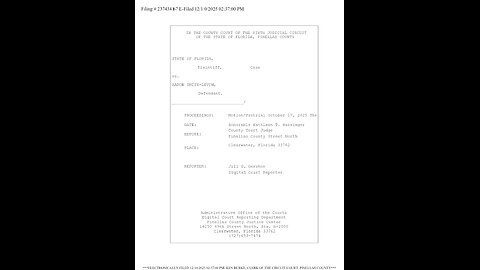 Aaron Smith-Levin FULL Unedited Transcripts 17.10.25