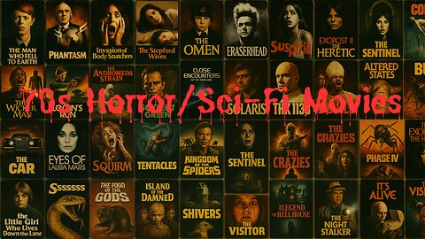 70s Horror/Sci-Fi Movies