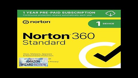 Norton 360 Standard 2024 Antivirus software for 1 Device with Auto Renewal Review