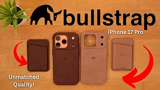 Bullstrap iPhone 17 Pro Case Review! // PLUS MagSafe Wallet Review! // BEST Leather iPhone Case?